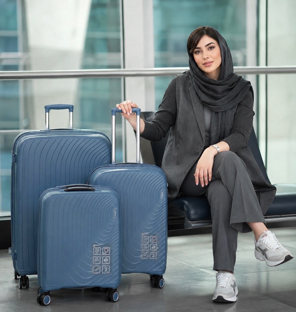 91D11206-23C0-4735-8599-E4A2812257FB چمدان سامیت مدل ANTLR ست 3 تایی summit رنگ طوسی آبی اطلسی - تصویر 1