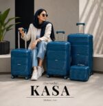 چمدان FASHION اکونومی ست کامل 4 تایی رنگ سرمه ای بلوبری