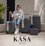 چمدان FASHION اکونومی ست کامل 4 تایی رنگ نوک مدادی